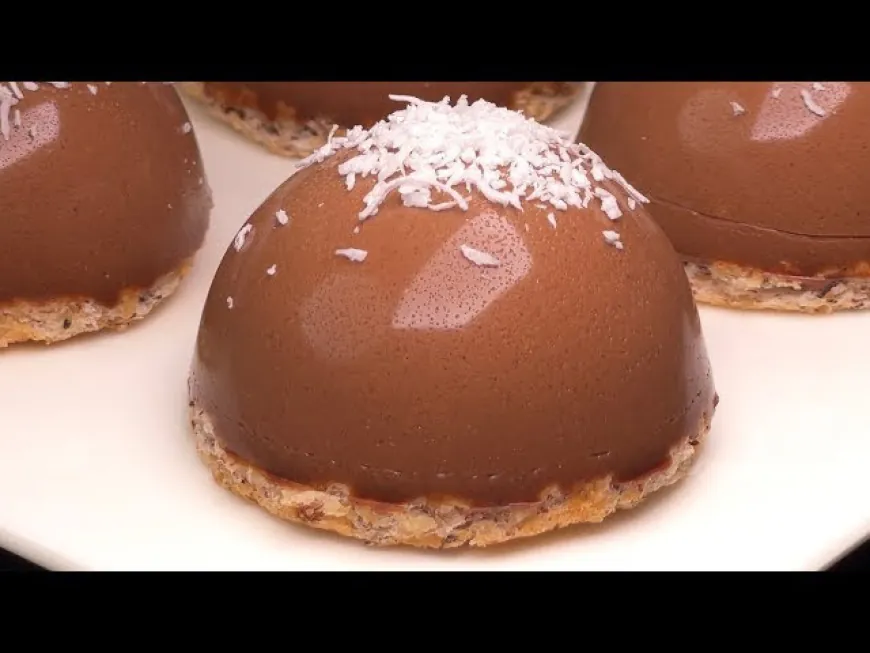 Nutella Hazelnut Dome with Coconut Flakes