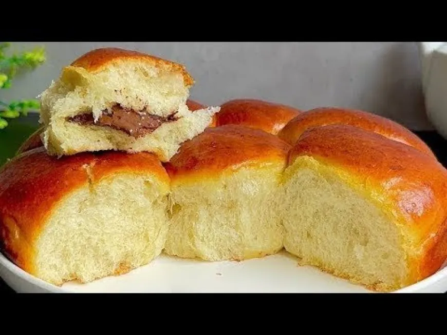 Chocolate Filled Brioche Buns