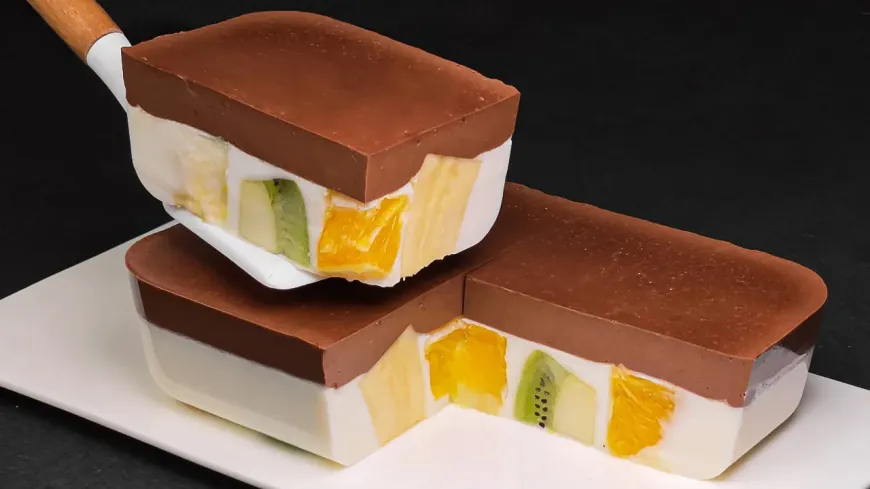 Fruit And Cocoa Milk Jelly