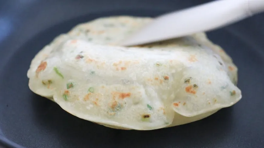 Green Onion Crepes