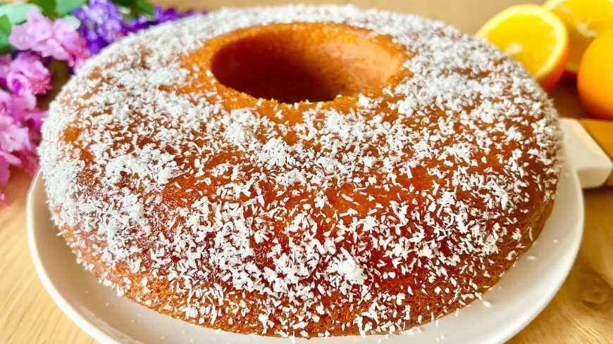 Coconut Orange Ring Cake