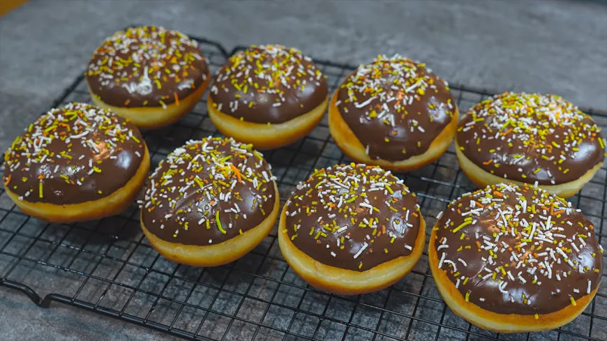 Chocolate Glazed Donuts