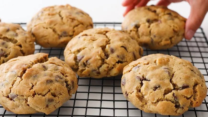 Chocolate Walnut Chunk Cookies