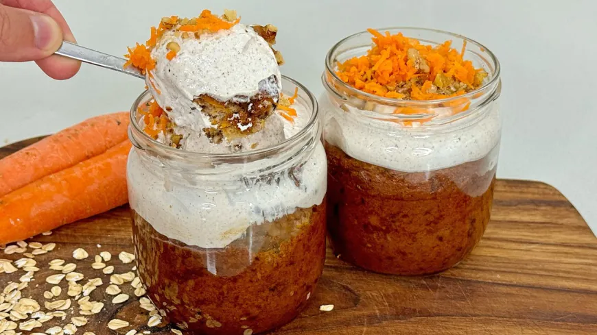 Carrot Walnut Dessert Cups