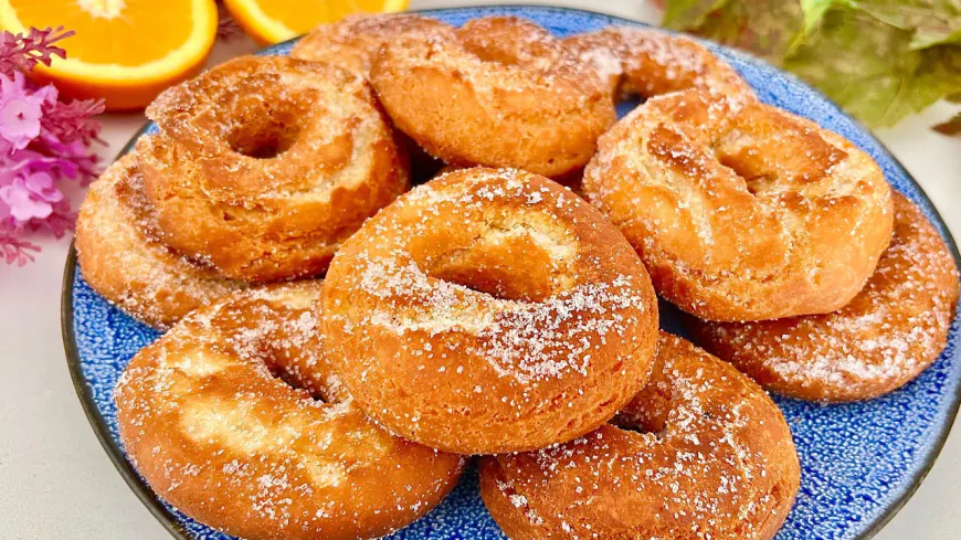 Orange Flavored Fried Doughnuts