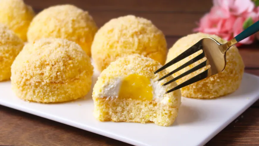 Lemon Dome Cakes