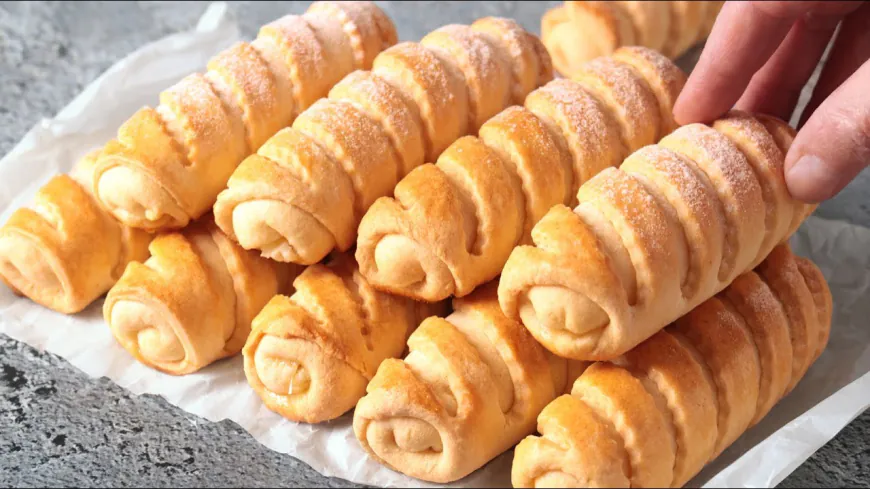 Cheese Filled Pastry Rolls