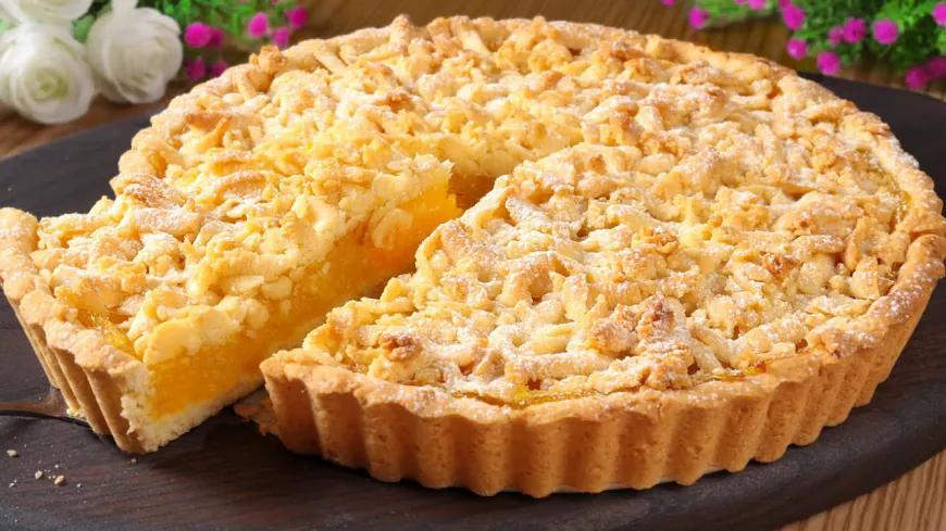 Orange Crumble Tart