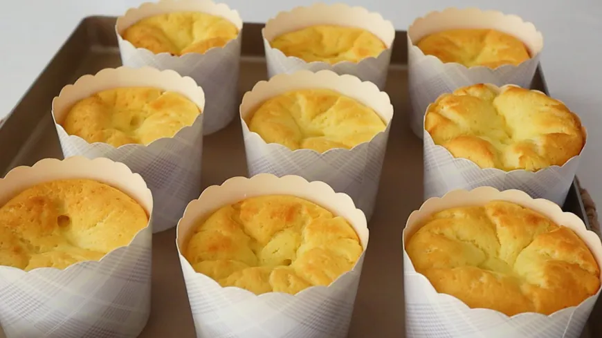 Glutinous Rice Flour Cupcakes