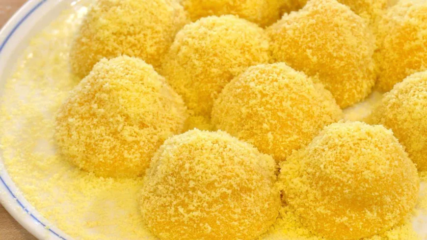 Sweet Potato Glutinous Rice Balls