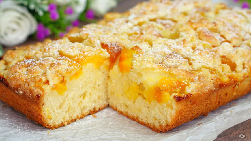 Apricot Crumb Cake