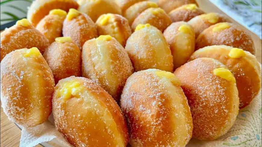 Custard Filled Doughnuts Recipe