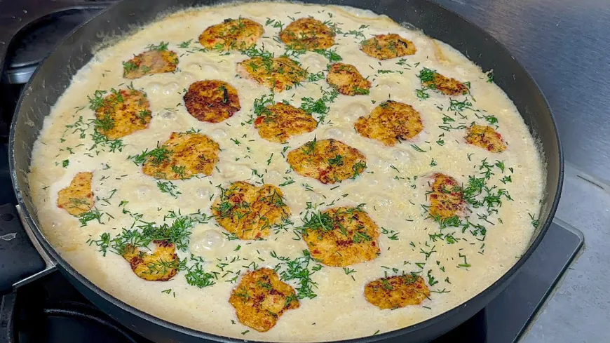 Chicken Patties In Cream Sauce