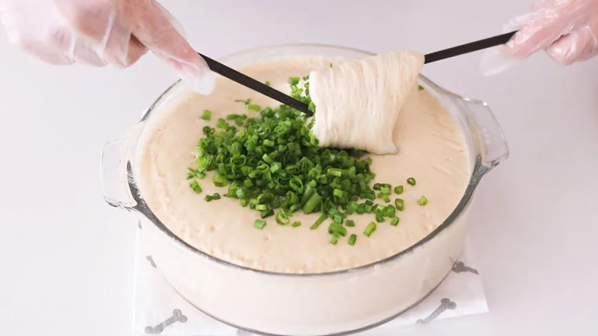 Green Onion Fried Dough