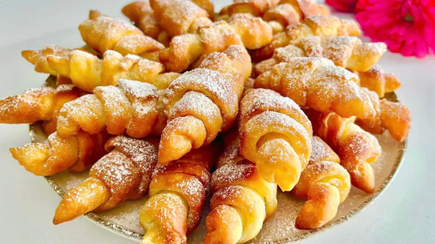 Sweet Fried Croissants