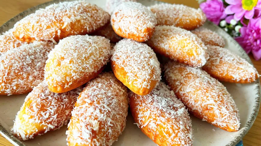 Coconut Coated Fried Pastries