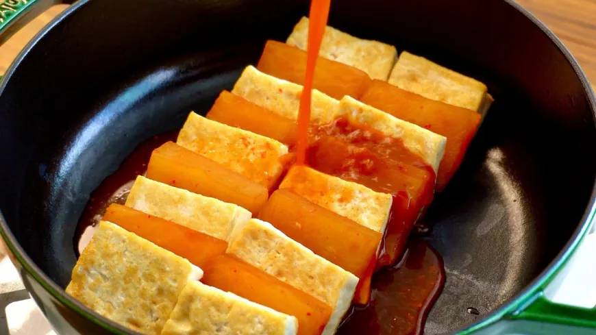 Spicy Tofu Radish Stew