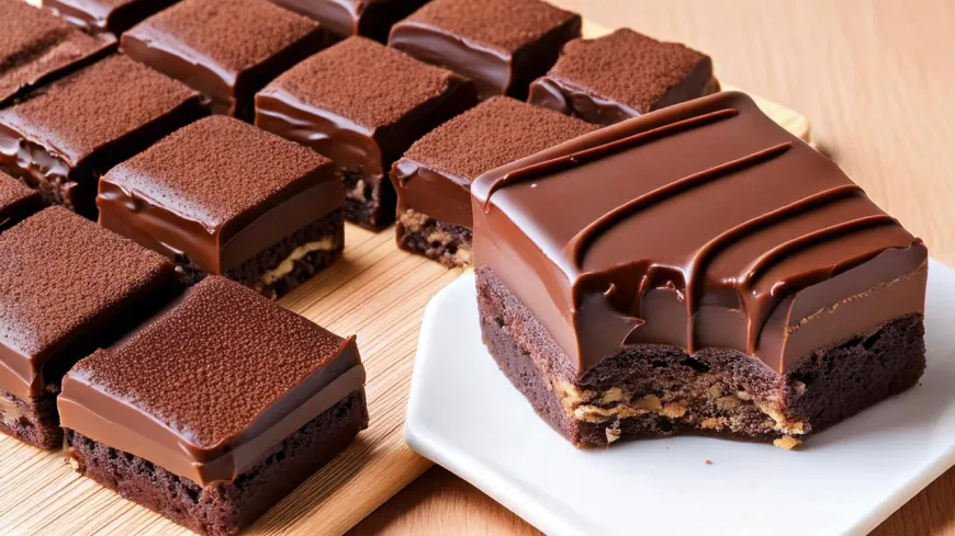 Chocolate Layered Cream Bars