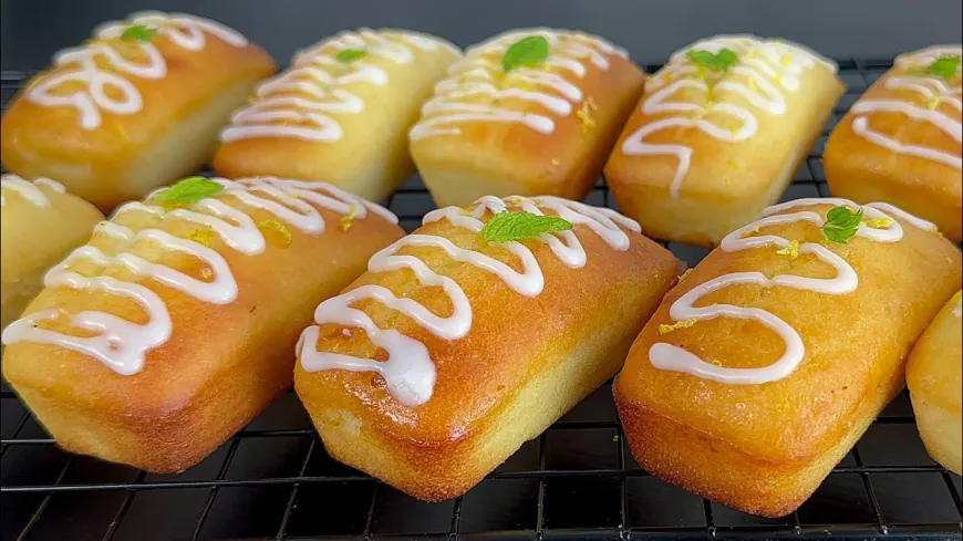 Mini Lemon Loaves with Glaze