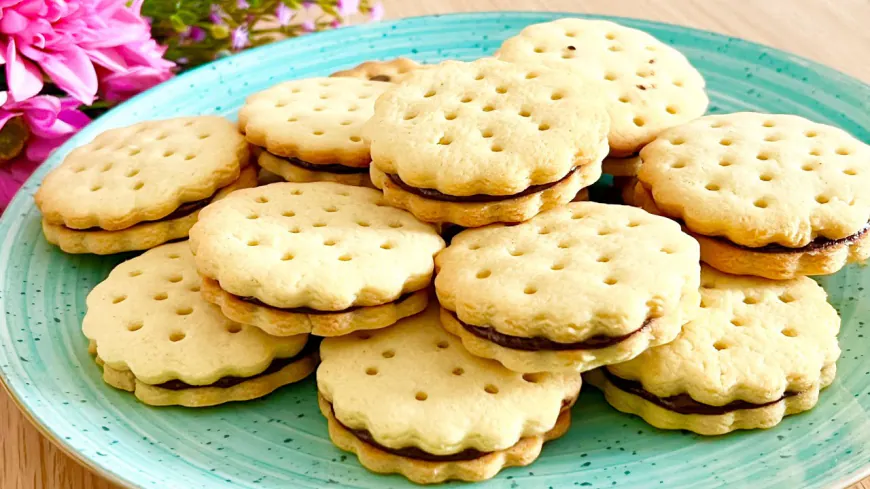 Vanilla Chocolate Sandwich Cookies