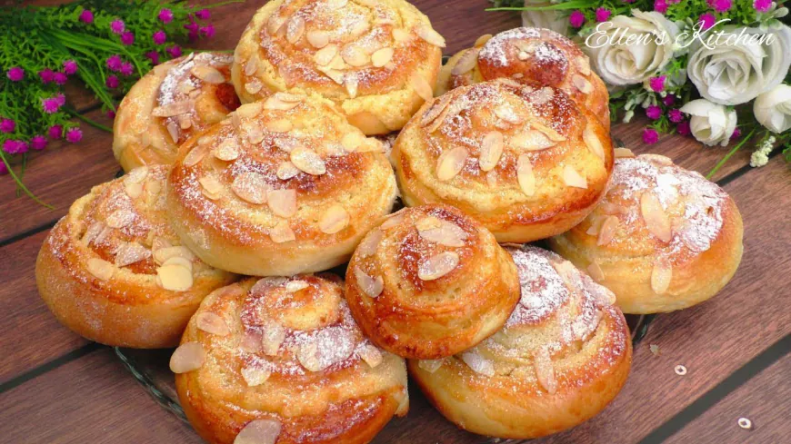 Almond Sweet Buns Recipe