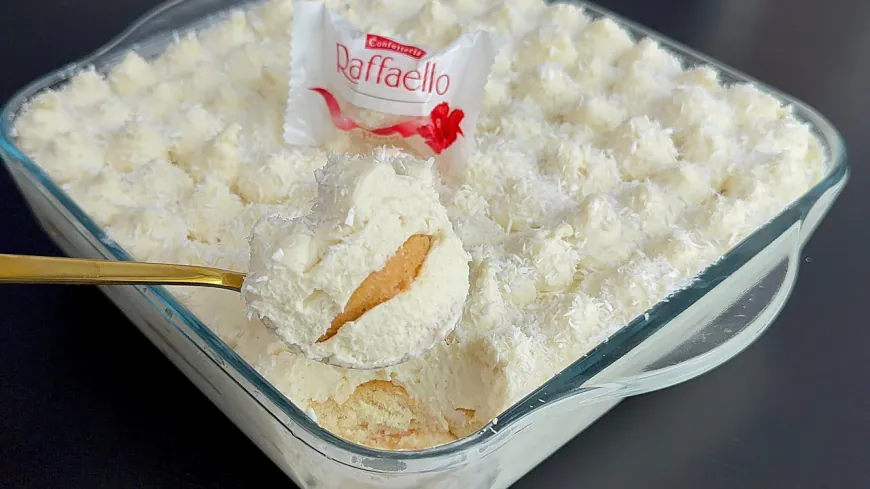 Raffaello inspired Coconut Tiramisu Recipe