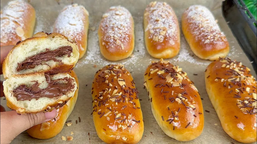 Chocolate Filled Brioche Rolls Recipe