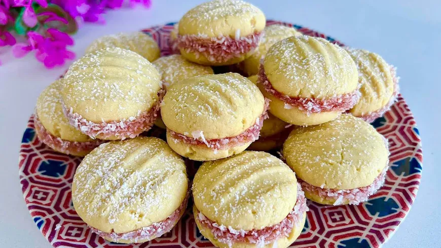 Strawberry Jam Sandwich Cookies