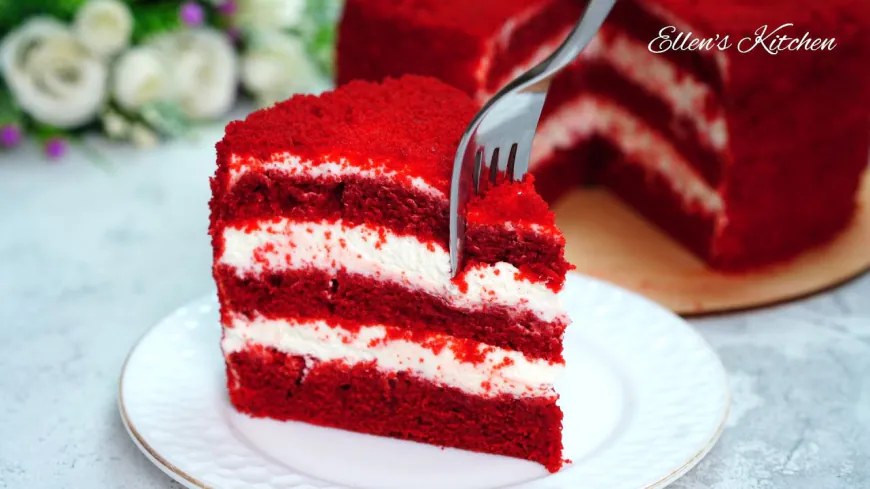 Homemade Red Velvet Cake Recipe