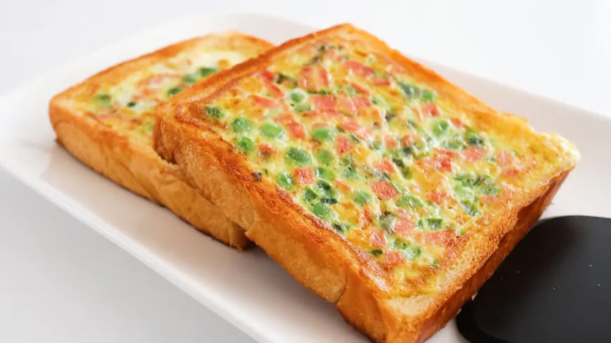 Egg and Vegetable Stuffed Bread Recipe