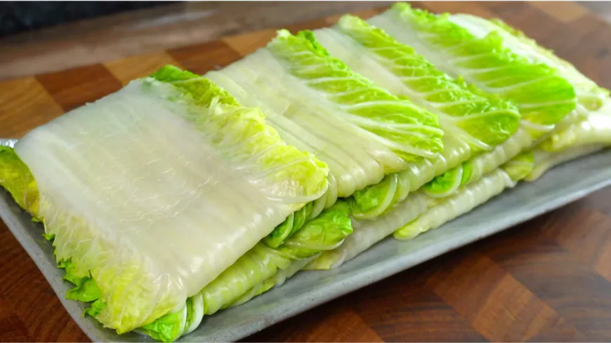 Stuffed Napa Cabbage Rolls Recipe