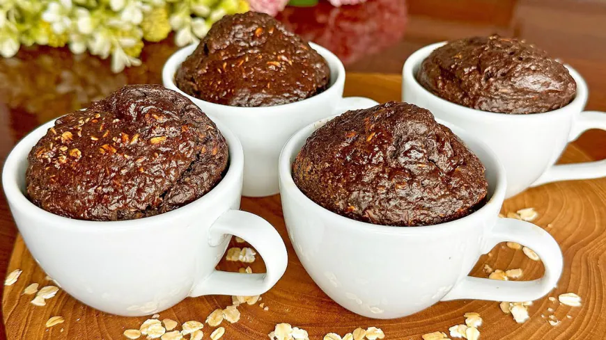 Chocolate Oatmeal Mug Cakes Recipe