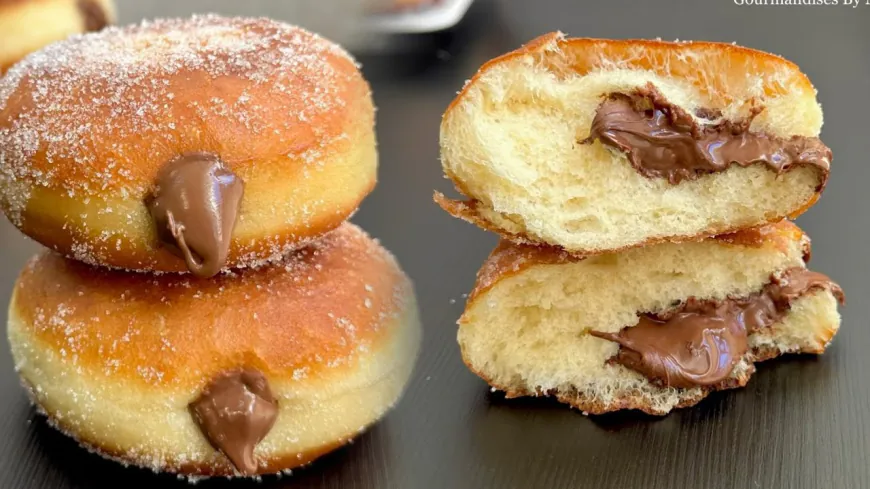 Nutella Filled Doughnuts Recipe