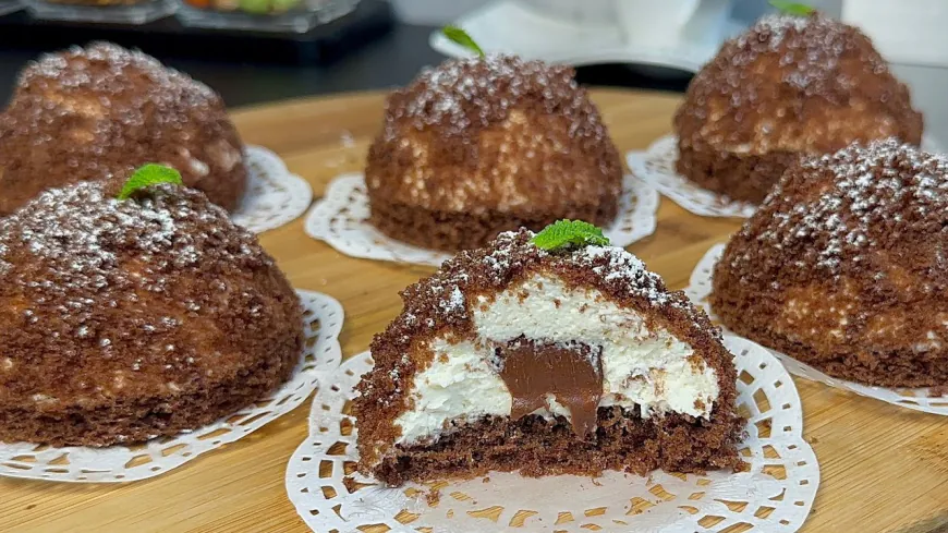 Chocolate Snowball Cakes Recipe