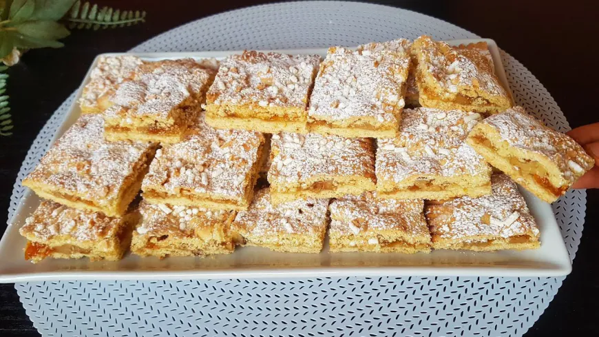 Apricot Walnut Bars Recipe