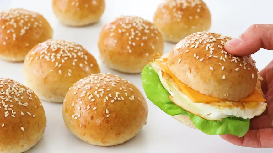 Oatmeal Burger Buns Recipe