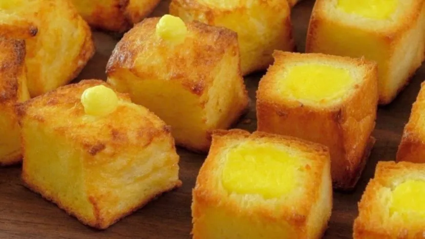 Custard Filled French Toast Bites Recipe