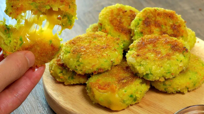 Cheesy Vegetable Zucchini Patties Recipe