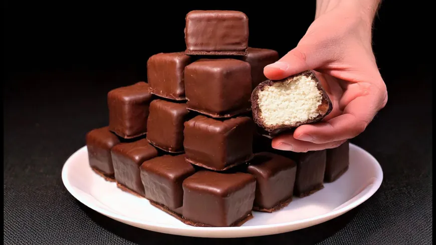 Chocolate Coated Coconut Bites Recipe