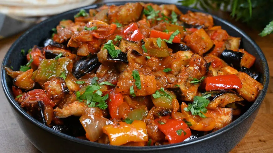 Roasted Eggplant and Tomato Stew Recipe