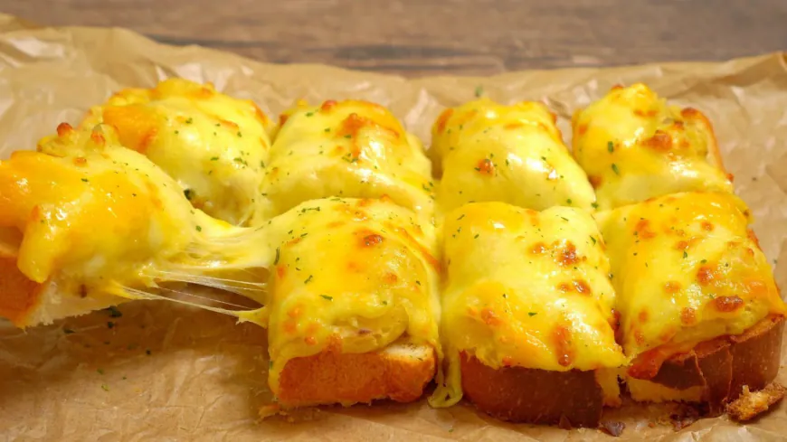 Cheesy Sweet Potato Toast Bites Recipe