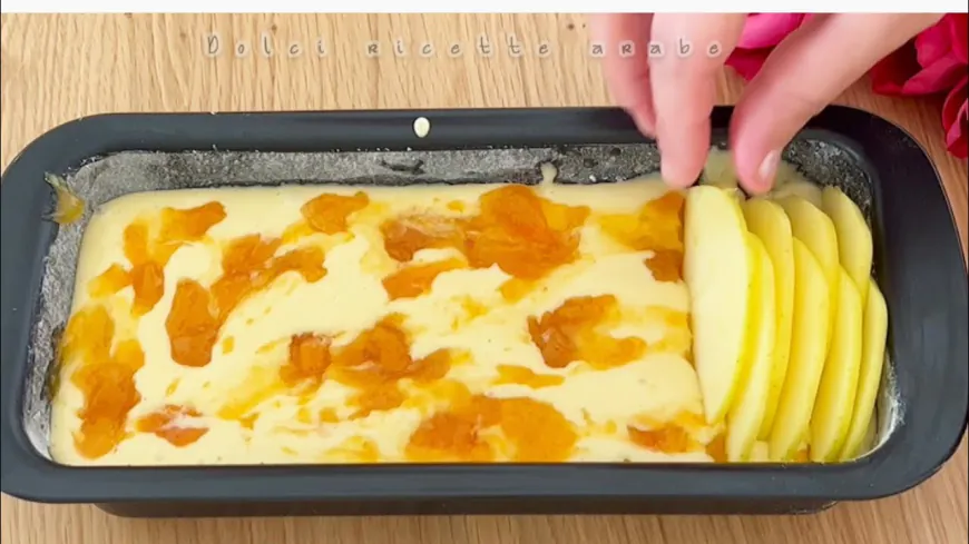 Golden Apple Jam Loaf Cake Recipe