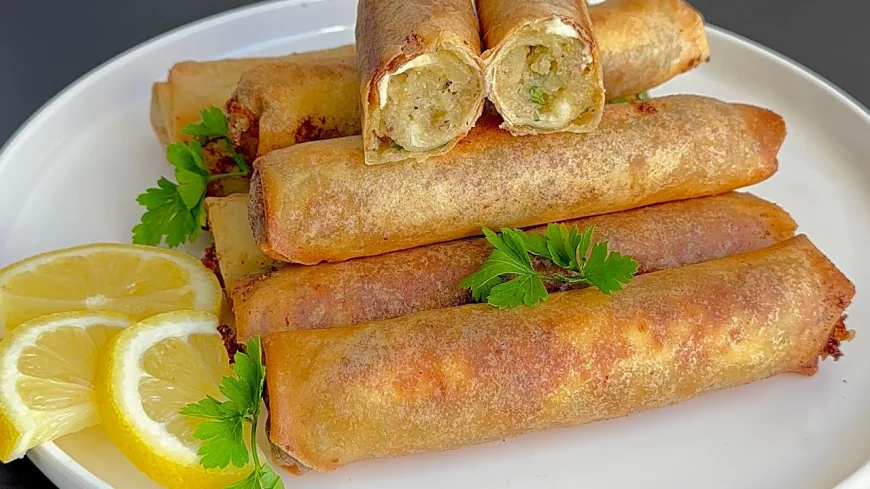 Cheesy Tuna Potato Rolls Recipe