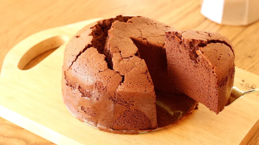 Homemade Chocolate Souffle Cake