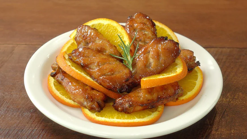 Glazed Orange Chicken Wings Recipe