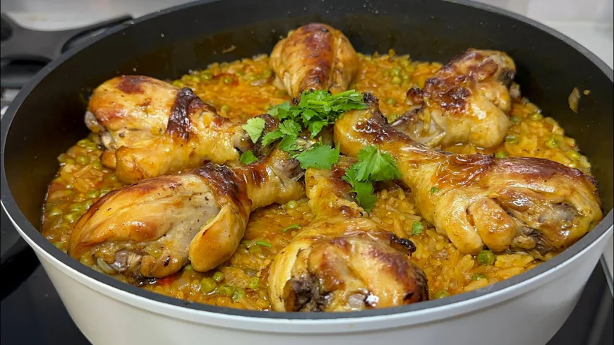 Spanish Style Chicken and Yellow Rice